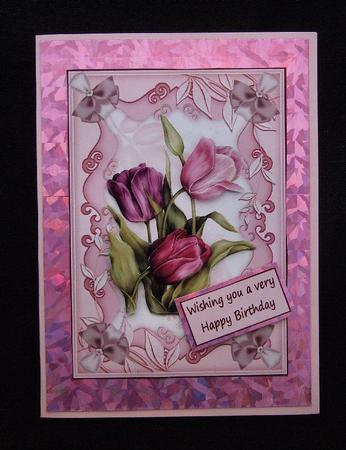Purple Tulips by Patricia Platt