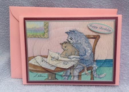 They Were Starting a Scrapbook Journal Oval Pyramage by Patricia Platt