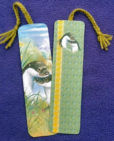 Water's Edge "otter Moments" Bookmark Sheet by Patricia Platt