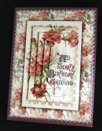 Birthday Flowers Quick Card by Patricia Platt