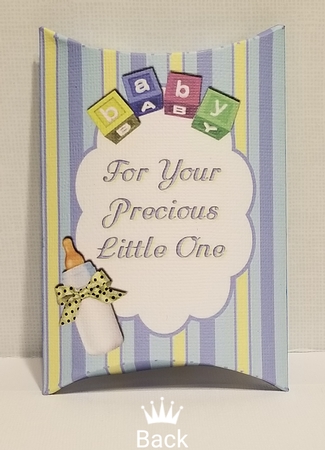 Thank You for Coming to Our Baby Shower (boy) Pillow Box by Patty Stone