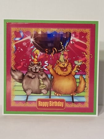 Disco Cats Birthday Mini Kit by Patty Stone