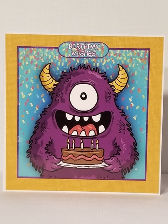 Monster Fun Birthday Mini Kit and Monster Box by Patty Stone