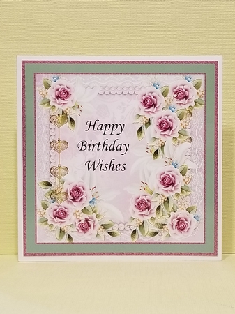 Pink Floral Birthday by Patty Stone