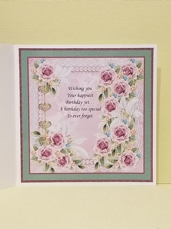 Pink Floral Birthday by Patty Stone