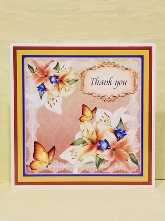 Butterfly Thank You by Patty Stone