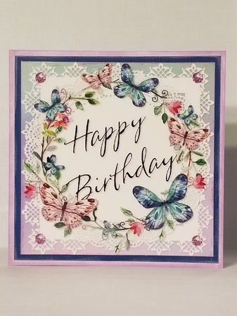 Happy Birthday Butterflies by Patty Stone