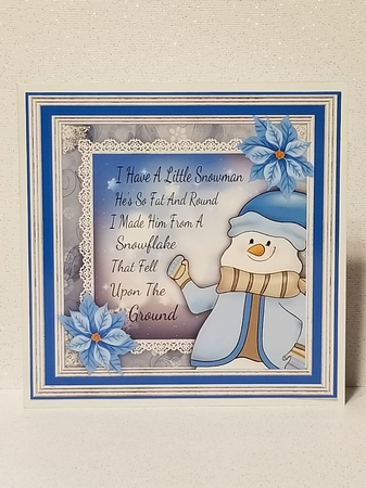 I Have A Little Snowman 8x8 Mini Kit by Patty Stone