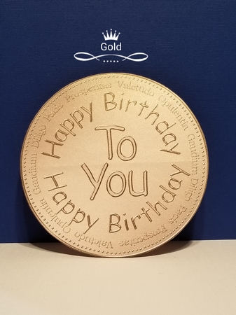 Happy Birthday Medal Rock & Roll Kit with envelope and insert by Patty Stone