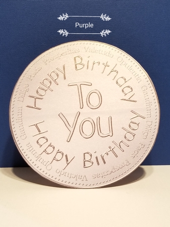 Happy Birthday Medal Rock & Roll Kit with envelope and insert by Patty Stone