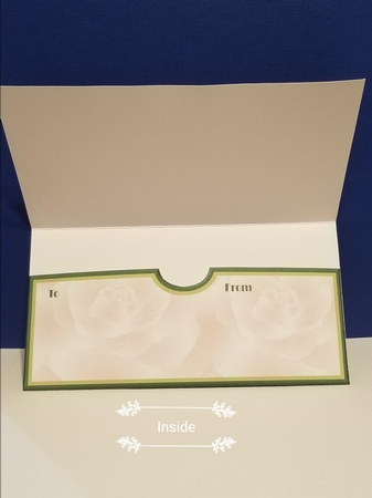 Any Occasion Floral Money/Voucher Wallet/Pocket/Envelope by Patty Stone