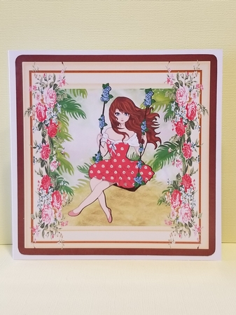 Beautiful Girl on a Swing 6 by Patty Stone