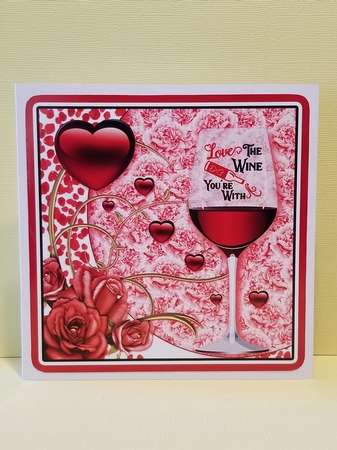 Valentine and Wine 1 by Patty Stone