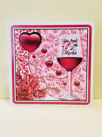 Valentine and Wine 4 by Patty Stone