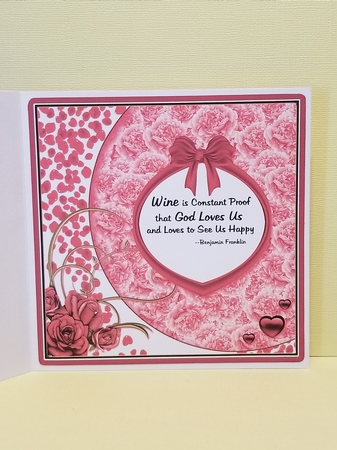 Valentine and Wine 4 by Patty Stone