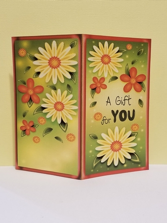 Daisy Gift Voucher/Money Wallet/Pocket by Patty Stone