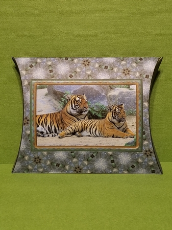 JJ FRIENDS FOREVER TIGERS PILLOW BOX by Patty Stone