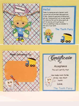 TOOTH FAIRY KIT-BOYS BLONDE by Patty Stone