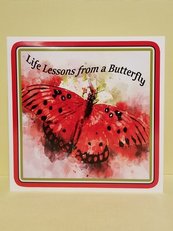 Pyramid watercolor toppers collection butterfly by Patty Stone