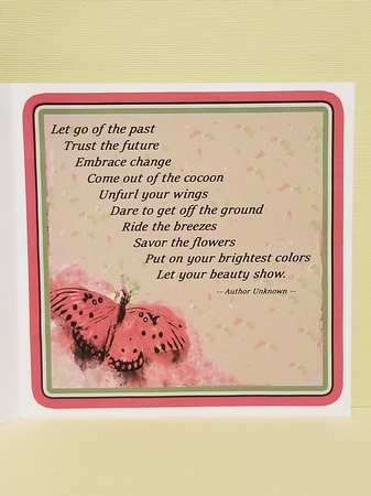 Pyramid watercolor toppers collection butterfly by Patty Stone