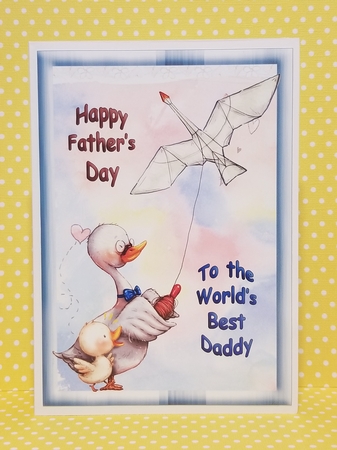 Father And Son Play Days Card front with Bookmark And Gift Tag by Patty Stone