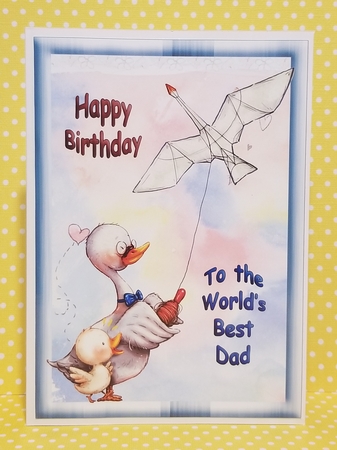 Father And Son Play Days Card front with Bookmark And Gift Tag by Patty Stone