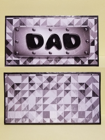 Male Metal Voucher/Money Wallet/Pocket Envelope - Dad by Patty Stone