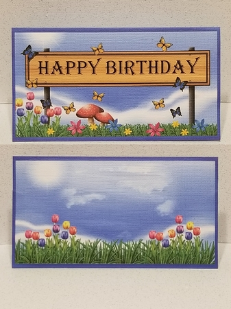 Birthday Sign Voucher/Money Wallet/Pocket Envelope by Patty Stone