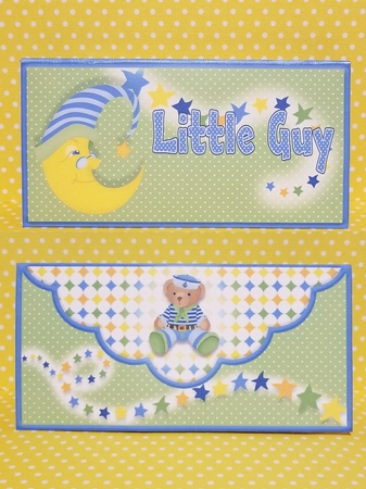 Little Guy Baby Voucher/Money Wallet/Pocket/Envelope by Patty Stone