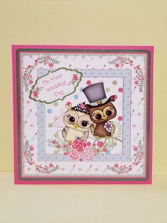 OWL BRIDE AND GROOM by Patty Stone