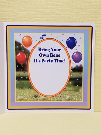 BIRTHDAY DOG - QUICK CARD SHEET by Patty Stone