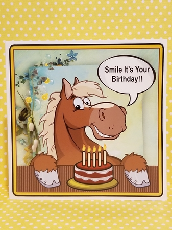Birthday message from the horse by Patty Stone
