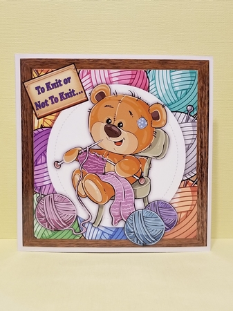 So Much Yarn 8x8 by Patty Stone