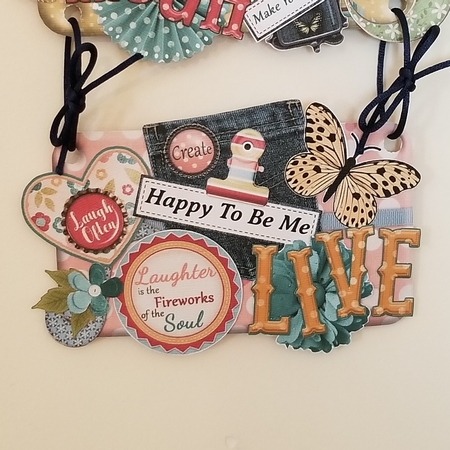 Butterflies & Blue Jeans Hanging Signs Trio by Patty Stone