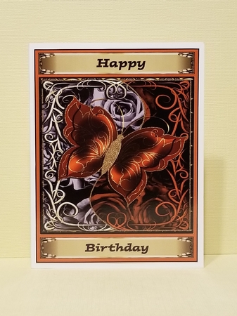 Emotions Card Fronts With Butterfly & Roses Background Kit by Patty Stone