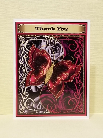 Emotions Card Fronts With Butterfly & Roses Background Kit by Patty Stone