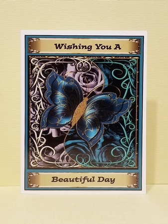 Emotions Card Fronts With Butterfly & Roses Background Kit by Patty Stone