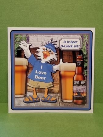 Duck I love beer by Patty Stone