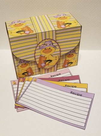 Recipe Card and Box Kit 11 - Duckling by Patty Stone