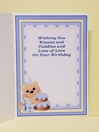 5x7 FIRST BIRTHDAY MINI KIT - BLUE by Patty Stone