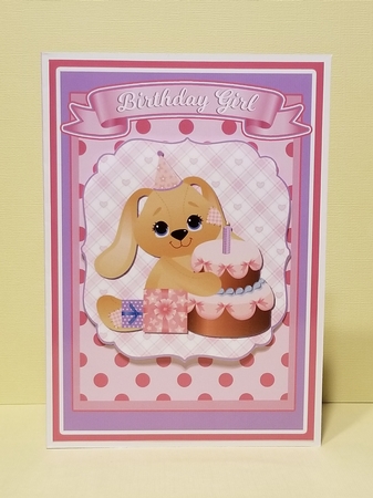 5x7 FIRST BIRTHDAY MINI KIT - PINK by Patty Stone