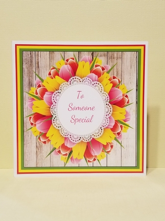 Someone Special Tulips 8x8 by Patty Stone