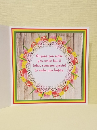 Someone Special Tulips 8x8 by Patty Stone
