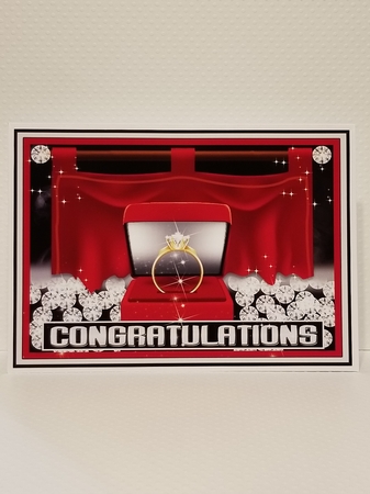 Rich in Red Engagement Card by Patty Stone