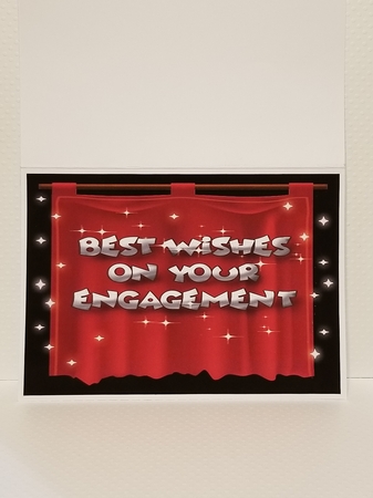Rich in Red Engagement Card by Patty Stone