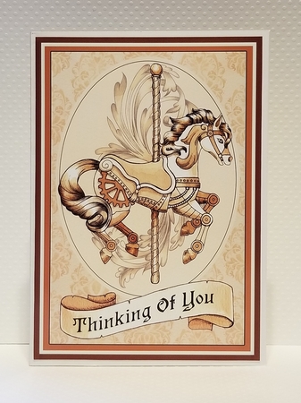 Steampunk Carousel Horse by Patty Stone