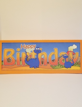 Large DL HAPPY BIRTHDAY 3D decoupage by Patty Stone