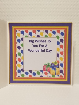 Birthday Age Elephant Cardfront Mini Kit-3 by Patty Stone