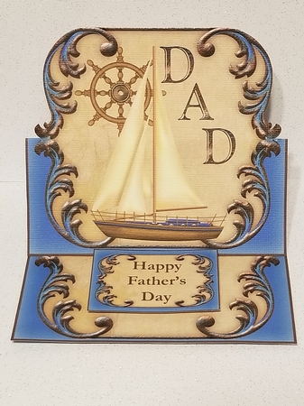 SAIL AWAY FATHERS DAY OR BIRTHDAY EASEL KIT by Patty Stone