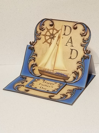 SAIL AWAY FATHERS DAY OR BIRTHDAY EASEL KIT by Patty Stone